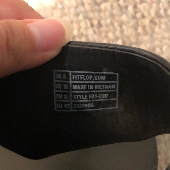 FitFlop Lulu flip flops Black size 10 - Picture 4 of 4